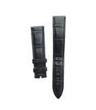 フランクミュラー FRANCK MULLER 時計用 替えベルト バンド クロコダイル レザー 黒 ブラック ■GY11 /MQ