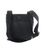 エンポリオアルマーニ EMPORIO ARMANI ショルダーバッグ 斜めがけ ロゴ レザー 黒 ブラック ■GY18 /MQ