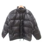 ダウンジャケット ナイロン ロゴパッチ 3 ブラック系 /UO ☆AA★ ■GY11