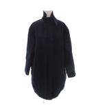 マックスマーラ ウィークエンドライン MAX MARA WEEKEND LINE ダウンコート スタンドカラー 素材切替 ひざ丈 38 紺 ネイビー /FF ■GY18