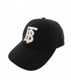 ベースボールキャップ コットン ロゴ刺繍 S 黒 ブラック /UO ■GY18