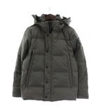 カナダグース CANADA GOOSE ウィンダムパーカー ブラックレーベル WYNDHAM PARKA BLACK LABEL ダウンジャケット アウター フード ジップアップ ロゴ ワッペン XS グレー 2048MB /XZ ■GY18