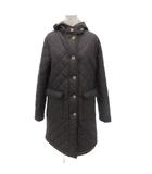 マッキントッシュ MACKINTOSH スコットランド SCOTLAND フーデットコート ボア フード 中綿 キルティング ひざ丈 紺 ネイビー /FF