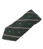 ヴィヴィアンウエストウッド Vivienne Westwood ネクタイ 絹 シルク ワイドタイ ストライプ オーブ 総柄 緑 グリーン /XZ ■GY11