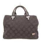 トゥミ TUMI ハンドバッグ ロゴ 総柄 ジャガード 黒 ブラック /JS ■GY18