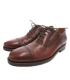 ジャランスリワヤ Jalan Sriwijaya ビジネスシューズ 革靴 レザー ストレートチップ 内羽根 6 茶 ブラウン 11120 /FF  ■GY40