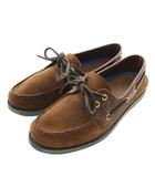 スペリー トップサイダー SPERRY TOP-SIDER Authentic Original 2-Eye デッキシューズ ボートシューズ モカシン スエード レザー 8.5 26.5cm 茶色 ブラウン /XZ ■GY18