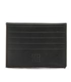 ジバンシィ GIVENCHY カードケース パスケース 定期入れ 二つ折り レザー ロゴ 黒 ブラック /XZ ■GY11