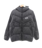 ナイキ NIKE ダウンフィル ウインドランナー シールドジャケット パーカー L 黒 ブラック /UO ■GY18