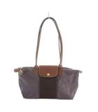 ロンシャン LONGCHAMP ル プリアージュ トートバッグ ハンド ナイロン レザー ロゴ 紫 ■GY18 /MQ