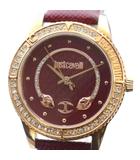 ジャストカヴァリ JUST cavalli 1L275 腕時計 ウォッチ クォーツ ロゴ ラインストーン ゴールド色 ■GY11 /MQ