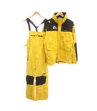 モンベル Montbell ゼロポイント ZEROPOINT セットアップ スキーウェア ジャケット オーバーオール バイカラー ロゴ L 黄 イエロー /YJ ■GY18