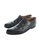 クロケット&ジョーンズ CROCKETT&JONES 5057 ハラム HALLAM ビジネスシューズ レザー ストレートチップ 7 25.5cm 黒 ブラック ■GY18 /MQ