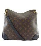 オデオン NM MM モノグラム ショルダーバッグ PVC レザー 総柄 ロゴ 茶色 ブラウン 黒 ブラック M45352 /XZ ■OH ■GY17