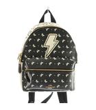 コーチ COACH リュックサック バックパック デイパック PVC レザー ペイズリー柄 蝶々 バタフライ 総柄 ロゴ 黒 ブラック 白 ホワイト F59330 /XZ ■GY18