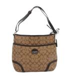 コーチ COACH ショルダーバッグ 手提げ 肩掛け PVC レザー シグネチャー  ロゴ ベージュ F19823 /FF ■GY18