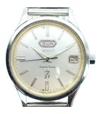 シチズン CITIZEN Crystal Seven ACSS3001-Y クリスタルセブン 腕時計 ヴィンテージ アンティーク ウォッチ 自動巻き 27石 デイデイト カレンダー付き シルバーカラー 銀色 ■GY18 /MQ