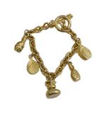 ケンゾー KENZO ヴィンテージ ブレスレット アクセサリー 真鍮 チャーム ゴールド色 ■GY11 /MQ