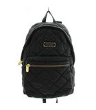 マークバイマークジェイコブス MARC by MARC JACOBS リュックサック バックパック デイパック ナイロン キルティング ロゴプレート 黒 ブラック /XZ ■GY18