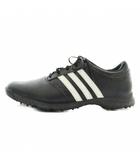 アディダス adidas トラクションクラシック Traction Classic ゴルフシューズ スニーカー レザー ローカット US10 27.5㎝ 黒 ブラック BB7838 /XZ ■GY18