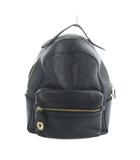 コーチ COACH 35608 リュックサック デイバッグ バックパック レザー ロゴ 黒 ブラック ■GY11 /MQ