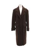ダックス DAKS チェスターコート ウール ロング 11AR 茶 ブラウン /FF ■GY11