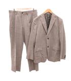 イッセイミヤケメン ISSEY MIYAKE MEN スーツ セットアップ テーラードジャケット パンツ スラックス ウール 2 グレー センターベント 2B 総裏地 /JS ■GY11