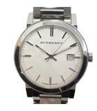 BU9037 腕時計 ウォッチ クォーツ ロゴ カレンダー付き デイト 白文字盤 シルバー色 ■GY18 /MQ