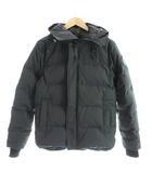 カナダグース CANADA GOOSE MacMillan Parka Black Label マクミランパーカー ダウンジャケット ロゴ フーディ XS 黒 ブラック 3804MB /MW ■GY18