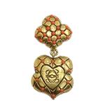 ロエベ LOEWE ヴィンテージ ブローチ アナグラム アクセサリー ロゴ ゴールド色 ■GY17 /MQ ■OH