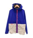 バートン BURTON M GORE MLTPTH GORE-TEX スキーウェア スノボー ジャケット パーカー ジップアップ L グレー 青 ブルー JK/22700 /JS ■GY18
