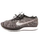 ナイキ NIKE FLYKNIT RACER フライニットレーサー ランニングシューズ スニーカー ニットアッパー ロゴ 27.5cm ライトブルー 526628-012 /JS ■GY18