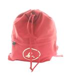 アニエスベー agnes b. 巾着型リュックサック デイバッグ キャンバス ロゴ ボルドー /SS ■OS ■GY18