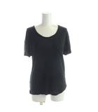 セリーヌ CELINE T-SHIRT IN SILK JERSEY  2X384700D Tシャツ カットソー 半袖 絹 シルク XS 黒 ブラック ■GY18 /MQ