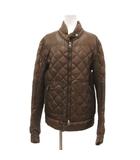 モンクレール MONCLER ダウンジャケット ブルゾン 3 茶 ブラウン キルティング ナイロン Z7H0874 /JS ■GY18