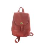 コーチ COACH オールドコーチ 9960 リュックサック デイバッグ レザー 型押しロゴ ターンロック OLD 赤 レッド ■GY18 /MQ