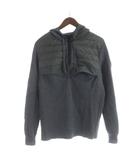 カナダグース CANADA GOOSE HYBRIDGE KNIT ANORAK 7009M ダウンジャケット ハーフジップ ニット 長袖 ロゴ S グレー ■GY18 /MQ