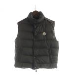 モンクレール MONCLER ベスト ダウン ジップアップ ロゴ 2 S チャコールグレー ■GY18 /MQ