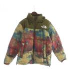 ザノースフェイス THE NORTH FACE ND92235 ダウンジャケット ノベルティ アイスダイ カモ ヌプシ 長袖 ジップアップ ロゴ M マルチカラー ■GY18 /MQ