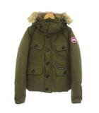 カナダグース CANADA GOOSE RUSSELL PARKA ラッセルパーカー ダウンジャケット L 緑 オリーブグリーン 2301JM /MW ■GY18