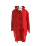 バーバリーズ Burberrys ヴィンテージ ダッフルコート ロング 総裏地 ノバチェック 赤 レッド ■GY18 /MQ