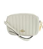 C1569 ショルダーバッグ 斜めがけ レザー ロゴ 白 ホワイト ■GY18 /MQ