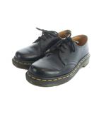 ドクターマーチン DR.MARTENS 1461 3ホール シューズ 革靴 ロゴ レザー ステッチ UK3 22cm 黒 ブラック ■GY11 /MQ