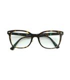 レイバン RAY BAN めがね 眼鏡 セルフレーム べっ甲柄 53□19-145 ダークブラウン RB 5285F 2012 /MI ■GY17