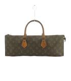 M51360 モノグラム サックトリアングル ハンドバッグ PVC レザー 茶 /MI ■OH ■GY17