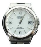 シチズン CITIZEN H110-T011331 ATTESA アテッサ Eco-Drive エコドライブ 腕時計 ウォッチ ソーラー カレンダー付き シルバー色 ■GY18 /MQ