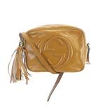 グッチ GUCCI 308364 ソーホー ショルダーバッグ 斜めがけ レザー インターロッキング タッセル 茶 ブラウン ■GY18 /MQ ■OH