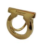 サルヴァトーレフェラガモ Salvatore Ferragamo スカーフリング アクセサリー ガンチーニ ロゴ ゴールド色 ■GY18 /MQ