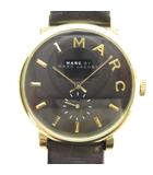 マークバイマークジェイコブス MARC by MARC JACOBS MBM1269 腕時計 ウォッチ クォーツ スモセコ ラウンド レザーベルト ゴールド色 ■GY18 /MQ