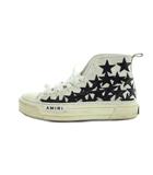 アミリ AMIRI PF22MFS011 Stars Court Hi スターズコートハイ 厚底スニーカー シューズ 靴 ロゴ ☆AA★ レザー キャンバス 43 白 ホワイト ■GY18 /MQ